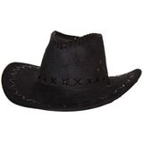 Cowboy verkleed set Cowboyhoed met rode western zakdoek - Verkleedhoofddeksels