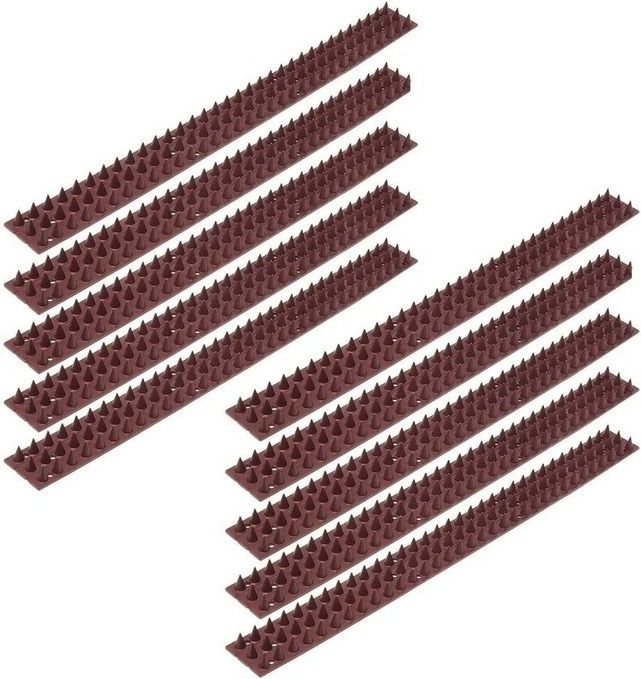 30x Antiklimstrip tegen inbraak / katten / vogels - 50 x 4,5 x 1,7 cm - vogelpinnen / kattenpinnen