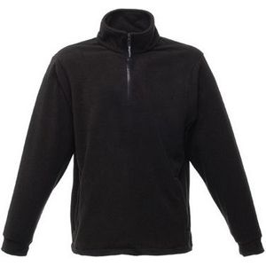 Polyester grote maten fleece trui zwart - Vesten