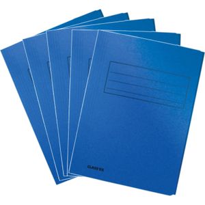 Blauwe dossiermappen voor A4 10x - Opbergmap
