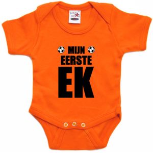 Mijn eerste ek romper voor babys Holland / Nederland / EK / WK supporter - Feest rompertjes
