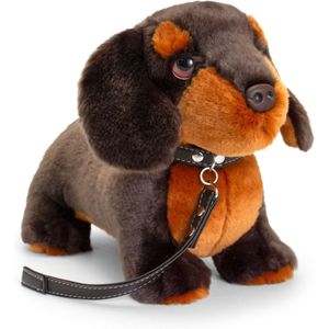Keel Toys Knuffel - Teckel - hond - pluche - knuffeldier - 30 cm