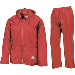 Result - Regenpak - Unisex - Maat S - Rood