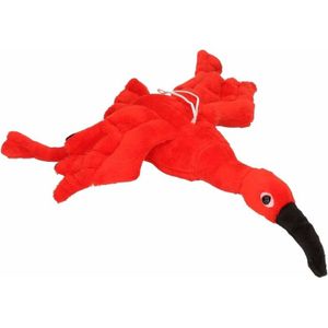 Pluche rode Ibis vogel knuffel 34 cm - Vogel knuffels