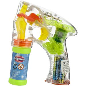 Cepewa Bellenblaas Speelgoed Pistool - met LED Licht - 17 cm - Plastic - Buiten/Fun/Verjaardag