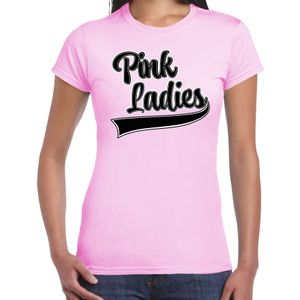 T-shirt Grease Pink ladies - lichtroze - carnaval shirt - Feestshirts