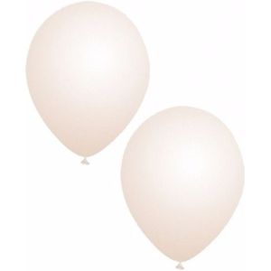 100x stuks Transparante party ballonnen 30 cm - Ballonnen