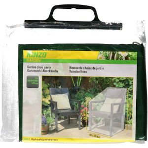 Kinzo Tuinstoelhoes - 3x - groen - waterafstotend - 66 x 107 cm - Tuinstoelhoes