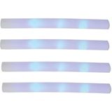 Set van 8x stuks party lichtstaaf met LED licht 48 cm - Lichtgevende feest decoraties - Verkleedattributen