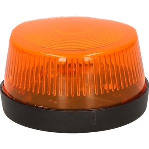 LED zwaailamp/zwaailicht met sirene - oranje waarschuwingslicht - 7 cm - Zwaailichten