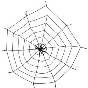 Mega spinnenwebben 150 cm - Feestdecoratievoorwerp