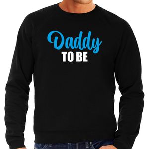 Daddy to be sweater / trui zwart voor heren - Aanstaande vader cadeau - Feesttruien