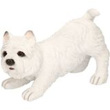 Westie huiskamer honden beeldje 18 cm - Beeldjes