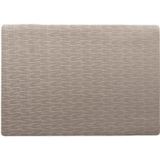 4x stuks stevige luxe Tafel placemats Jaspe taupe 30 x 43 cm - Placemats