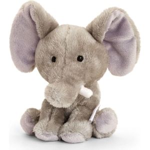 Keel Toys Pluche Olifant Knuffel 14 cm - Dieren Speelgoed Olifanten Knuffels