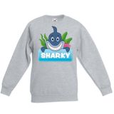 Dieren trui grijs Sharky de haai voor kinderen - Sweaters kinderen