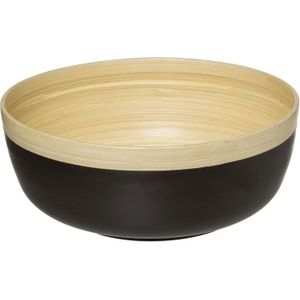 Secret de Gourmet - Slakom/serveer schaal- Bamboe - D30 cm - Saladeschalen