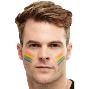 Gay Pride schmink stift regenboog vlag - Schmink
