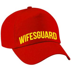 Lifeguard verkleed pet - rood - strandwacht/carnaval outfit - unisex - volwassenen - Verkleedhoofddeksels