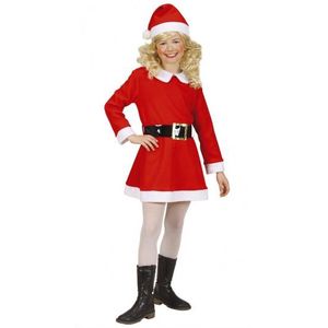 Rood met wit kerstjurkje voor meisjes - Kerst kostuums