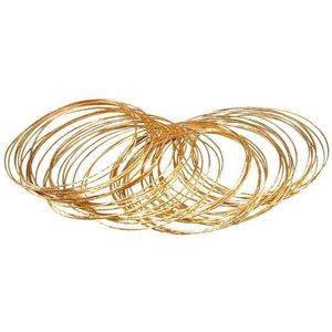 50x stuks gouden verkleed plastic armbanden - Verkleedsieraden