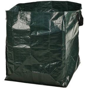 Progarden Tuinafvalzak - opvouwbaar - groot formaat - groen - 390 liter - bladeren opruimen