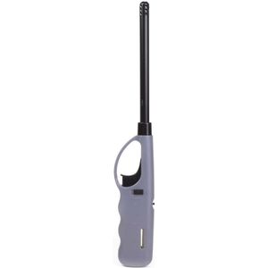 Benson Lange navulbare BBQ-aansteker - 27 cm - zwart/grijs - veilig en stijlvol