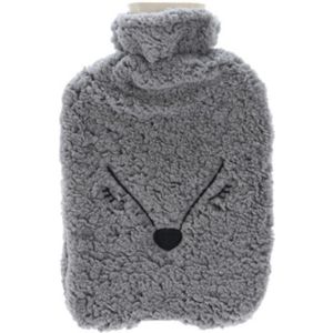 Home & Styling - Warmwaterkruik - Grijs - 2L - Vos - Dierenkruik