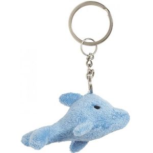 8x Pluche Dolfijn knuffel sleutelhanger 6 cm - Knuffel sleutelhangers
