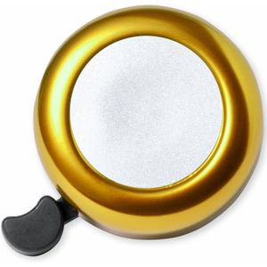 Fietsbel Ring - metallic goud - Dia 5.5 cm - Aluminium - verstelbaar - Fietsbellen