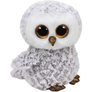 Pluche sneeuw uil knuffels owlette Ty Beanie 24 cm - Knuffeldier