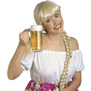 Heidi damespruik blond uit Beieren - Verkleedpruiken