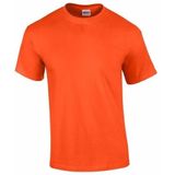 Goedkope gekleurde shirts oranje voor volwassenen - T-shirts