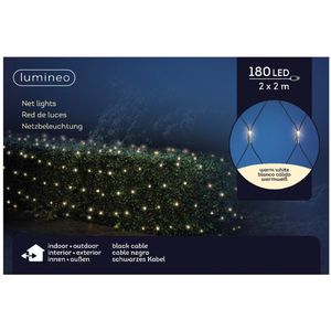 LED netverlichting warm wit buiten 200 x 200 cm - Kerstverlichting  kerstboom (cadeaus & gadgets) | € 32 bij Primodo.nl | beslist.nl