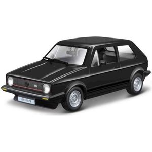 Model auto Volkswagen Golf 1979 zwart 1:24 - Speelgoed auto's