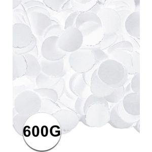 Brandvertragende confetti wit 600 gram - Confetti