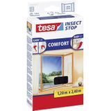 1x Tesa hor tegen insecten zwart 1,2 x 2,4 meter - Raamhorren