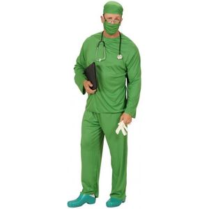 Groene chirurg verkleed outfit - Carnavalskostuums