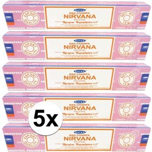 Wierook Nirvana ontspanning/meditatie 60 stokjes Nag Champa - Wierookstokjes