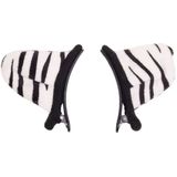 Dieren verkleed set witte tijger staart en oortjes - Verkleedhaardecoratie