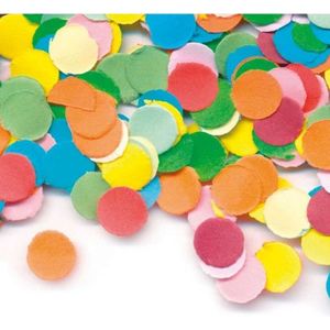 Zak feest snippers gekleurd 200 gr - Confetti