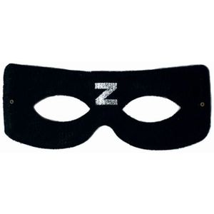 Kinder Zorro masker zwart - Verkleedmaskers