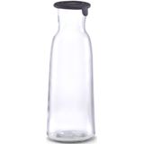 Zeller Karaf - met siliconen dop - glas - 1000ml - schenkkan