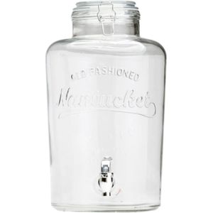 Home Deco Factory Drankdispenser - 10 liter - glas - limonadetap - waterdispenser - Drankdispensers