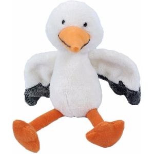 Pluche ooievaar knuffel 20 cm