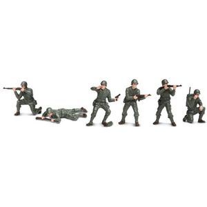 Plastic soldaatjes 6 stuks - Speelfigurenset