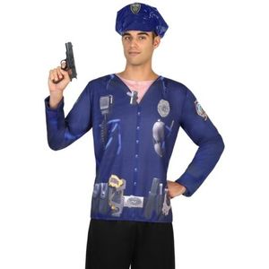 Carnavalskleding politie shirt - Carnavalskostuums