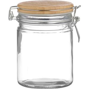 Voorraadpot bamboe - geel - 600 ml