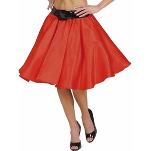 Feestkleding rode swing rok voor dames - Carnavalskostuums