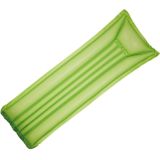Neon groen opblaasbaar luchtbed 174 x 59 cm volwassenen - Luchtbed (zwembad)
